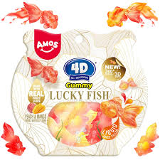 AMOS 4D LUCKY FISH CARAMELLE GOMMOSE RIPIENE GR. 35