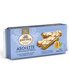 ASOLO DOLCE ASOLETTE CON DECORAZIONI ALBICOCCA GR. 125