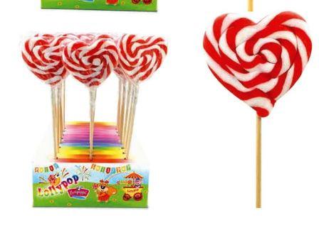 CASA DEL DOCE LECCA LECCA CUORE BIANCO ROSSO GR. 40