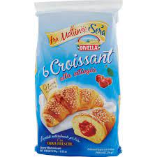 DIVELLA CROISSANT ALLA CILIEGIA CON UOVA FRESCHE PZ. 6 GR. 270