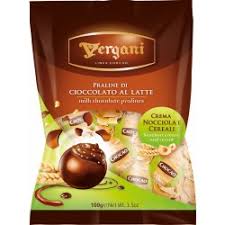VERGANI CHOCAO PRALINE CIOCCOLATO AL LATTE CON CREMA NOCCIOLA GR. 100