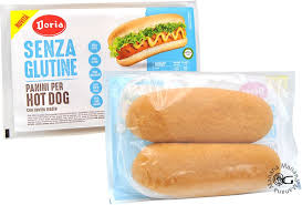 DORIA PANINI PER HOT DOG SENZA GLUTINE CONSERVANTI AMIDI ED ALCOOL GR. 150 (2 x GR. 75)