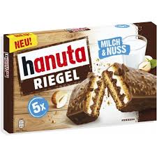 FERRERO HANUTA RIEGEL LATTE E NOCCIOLE GR. 34,5 T5