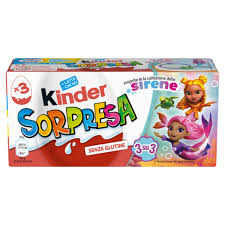 FERRERO KINDER FAMIGLIA SIRENE SENZA GLUTINE 3XGR.20