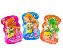 FUNNYCANDY 3D POPPING CANDY DINO + N. 4 STICKERS GR. 15