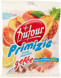 DUFOUR PRIMIZIE CARAMELLE GELEE CON SUCCO DI FRUTTA GR. 150 SENZA GLUTINE