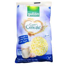 GULLON GALLETTE PORZIONATE RISO INTEGRALE CIOCCOLATO BIANCO GUSTO YOUGURT SENZA GLUTINE GR. 125,2