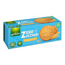 GULLON DIGESTIVE ZERO ZUCCHERI GR. 400 VEGANO ALTO CONTENUTO FIBRA
