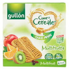 GULLON CUOR DI CEREALE MULTIFRUIT BAR 6 PORZIONI GR. 144