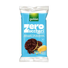GULLON GALLETTE MAIS RICOPERTE CIOCCOLATO PORZIONATI SENZA GLUTINE E ZUCCHERO GR. 100