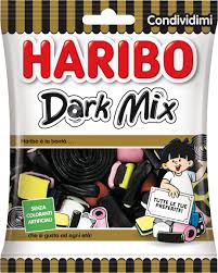 HARIBO DARK MIX LIQUIRIZIA RIPIENA GR. 175