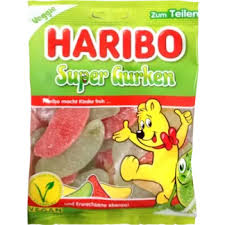 HARIBO CARAMELLE SUPER GURKEN (CETRIOLO) GR. 175 VEGANE