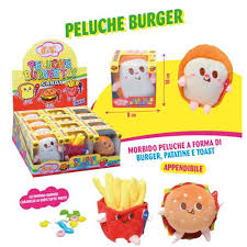 JOYGUM PELUCHE BURGER TOY CON CARAMELLE
