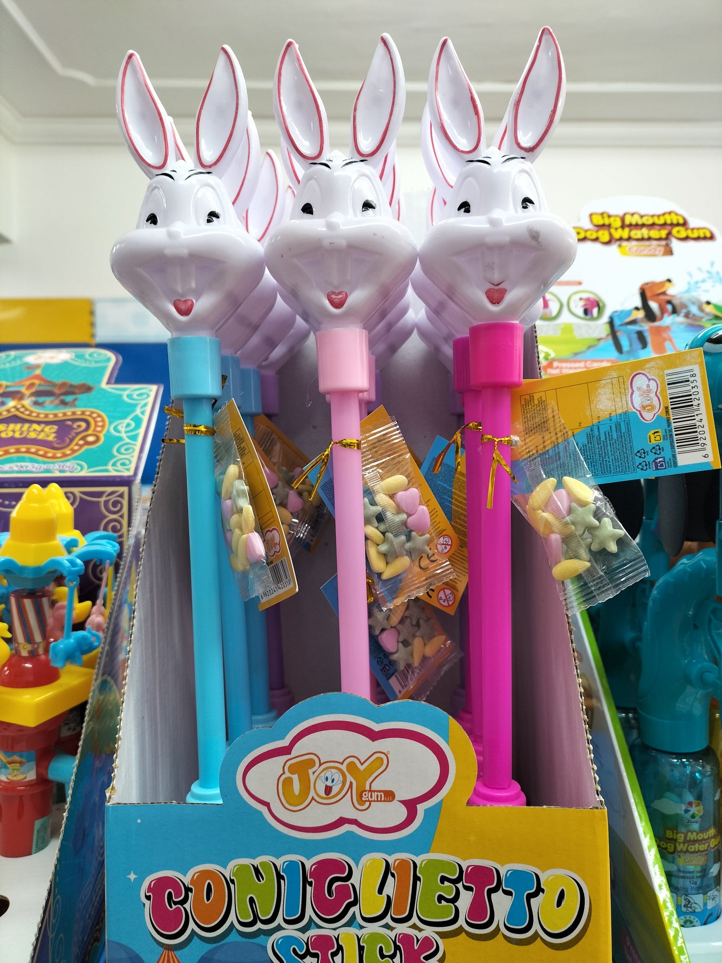 JOYGUM CONIGLIO LUMINOSO CON CARAMELLE