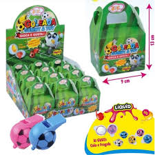 JOYGUM GOLEADA GUMMY & TOY (5 GEL CANDY + FISCHIETTO) IN BOX CARTONE GR. 50