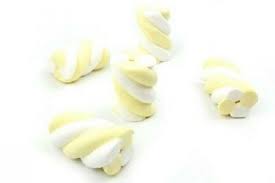 BULGARI MARSHMALLOW ESTRUSO TRECCIA BIANCO GIALLA KG. 1