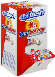 COOLFRESH CHEWING GUM SENZA ZUCCHERO RED ENERGY