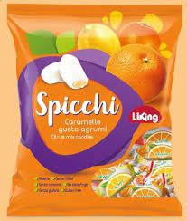 LIKING CARAMELLE SPICCHI RIPIENI GUSTO AGRUMI GR. 150
