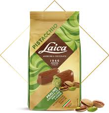 LAICA PRALINE AL CIOCCOLATO AL LATTE RIPIENE PISTACCHIO GR. 90