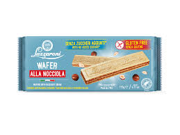 LAZZARONI WAFER NOCCIOLA SENZA ZUCCHERI E GLUTINE GR. 175