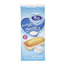 MIDI PLUMCAKE YOUGURTH SENZA ZUCCHERI PZ. 6 GR.198