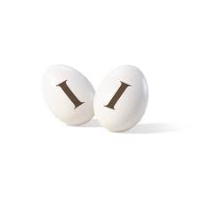 MAXTRIS CIOCOMANDORLA CIOCCOLATO BIANCO CON LETTERA IN ORO "I" GR. 200