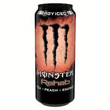 MONSTER ENERGY REHAB TEA + PEACH + ENERGY ML. 500