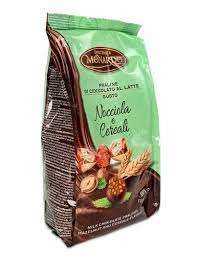 MONARDO PRALINE CIOCCOLATO AL LATTE GUSTO NOCCIOLA E CEREALI GR. 100