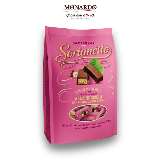MONARDO SORIANETTI FONDENTE RIPIENI DI RUM E CROCCANTE GR.80