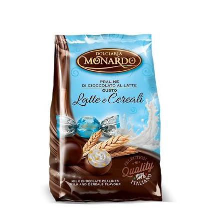 MONARDO PRALINE CIOCCOLATO AL LATTE E CEREALI GR.100