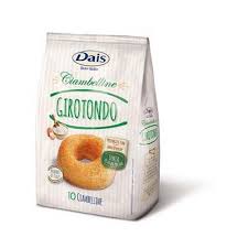 DAIS CIAMBELLINE GIROTONDO SENZA OLIO DI PALMA ED UOVA FRESCHE PZ.10 GR.350