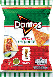 DORITOS MEXICAN BEEF BURRITO FIFA EDITION GR. 90