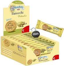 MULINO BIANCO BAIOCCHI AL PISTACCHIO CONF. 3 BISCOTTI GR. 28