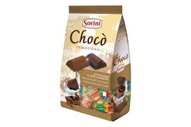 SORINI CHOCO' TEGOLINI AL LATTE E FONDENTE GR. 90