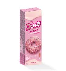 CUORENERO TINY DONUTS FRAGOLA NON FRITTI PZ. 3 GR. 111 SENZA GLUTINE E CONSERVANTI
