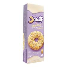 CUORENERO TINY DONUTS VANIGLIA NON FRITTI PZ. 3 GR. 111 SENZA GLUTINE E COLORANTI ARTIFICIALI