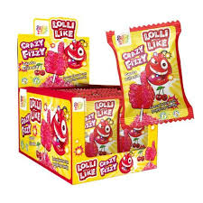 SWEET'N'FUN LOLLI LIKE CRAZY FIZZY GUSTO CILIEGIA SG GR. 15