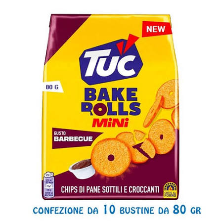 SAIWA TUC BAKE ROLLS MINI GUSTO BBQ GR. 80