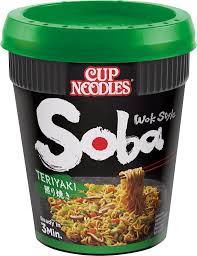NISSIN CUP NOODLES BIG SOBA JAPANESE TERIYAKI WOK STYLE PRONTI IN 3 MINUTI GR. 113