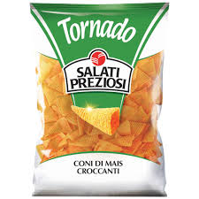SALATI PREZIOSI TORNADO CONI DI MAIS CROCCANTI GR. 120