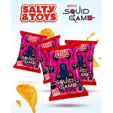 SALTY & TOY'S SQUID GAME PATATINE CON SORPRESA GR. 30