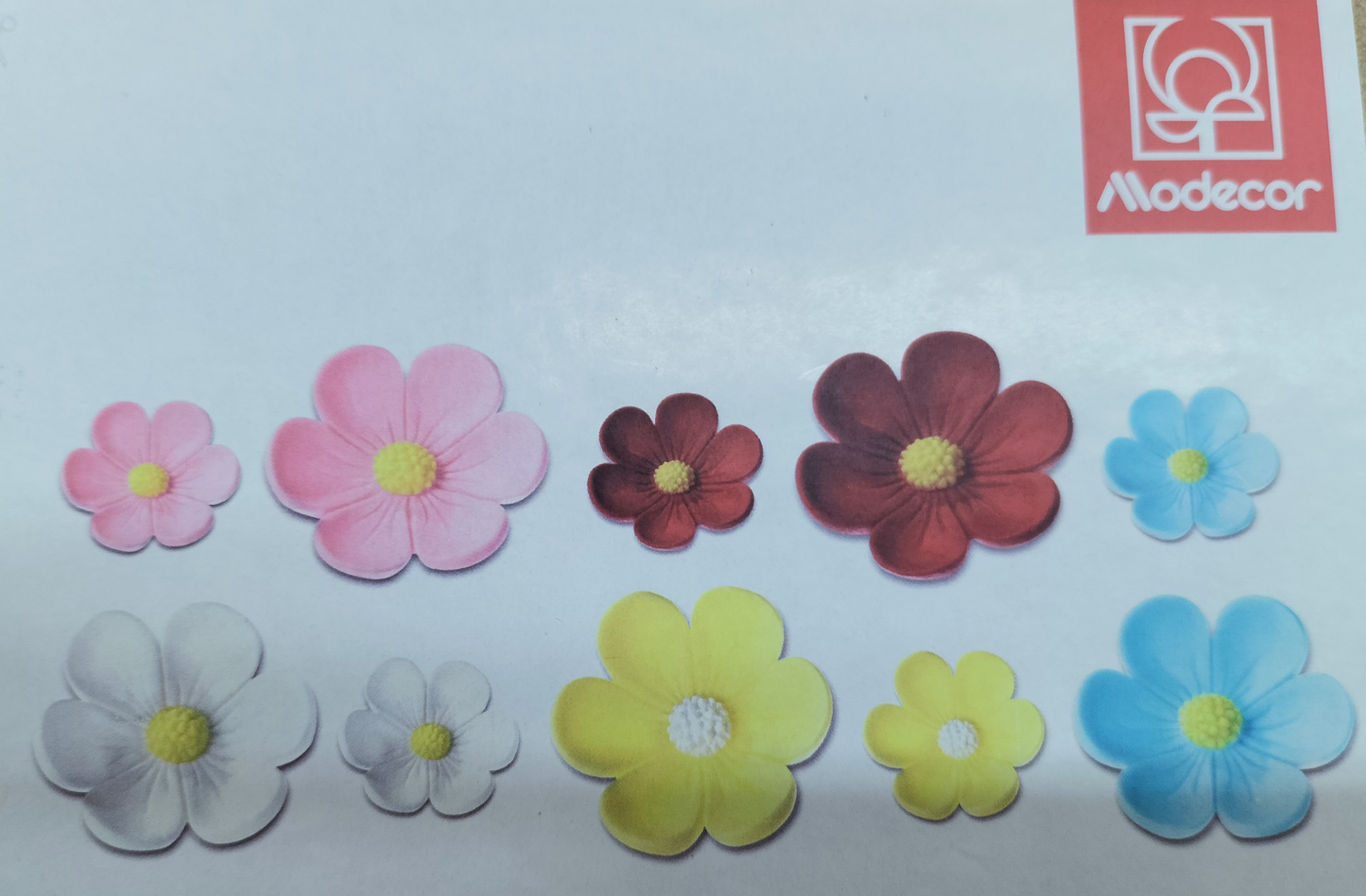 MODECOR DECORAZIONE ANEMONI IN ZUCCHERO KIT PZ. 2 (11079)