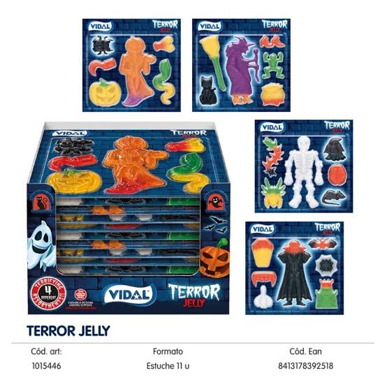 VIDAL TERROR JELLY PZ.6 GR.66 SENZA GLUTINE