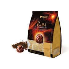 VERGANI PRALINE CIOCCOLATO FONDENTE RIPIENO CREMA RHUM GR. 100