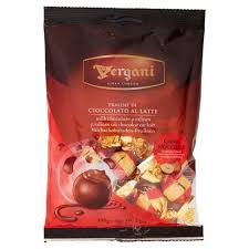 VERGANI CHOCAO PRALINE CIOCCOLATO AL LATTE CREMA NOCCIOLA CEREALI GR. 100