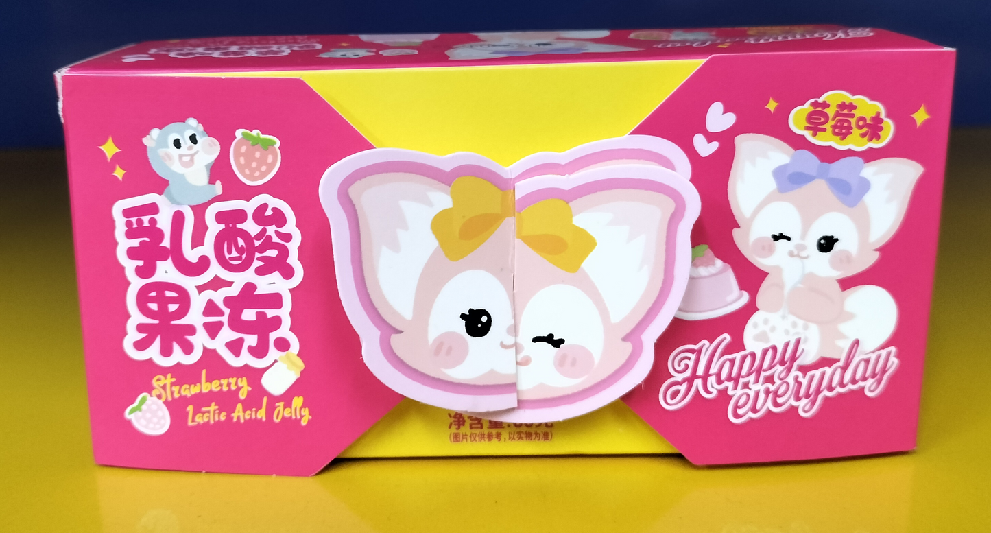 HAPPY EVERYDAY BUDINO JELLY ALLA FRAGOLA GR. 40