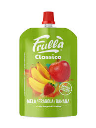 FRULLA' 100% FRUTTA MELA/FRAGOLA/MIRTILLO SENZA ZUCCHERI GR. 100