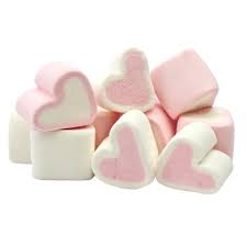 BULGARI MARSHMALLOWS CUORI BIANCHI & ROSA KG. 1