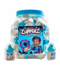 ZUPPERZ CARAMELLE GOMMOSE A FORMA BIBERON AZZURRO