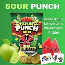SOUR PUNCH BITES PICKLE ROULETTE GR. 140